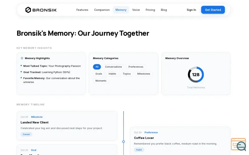 Screenshot of Bronsik Memory