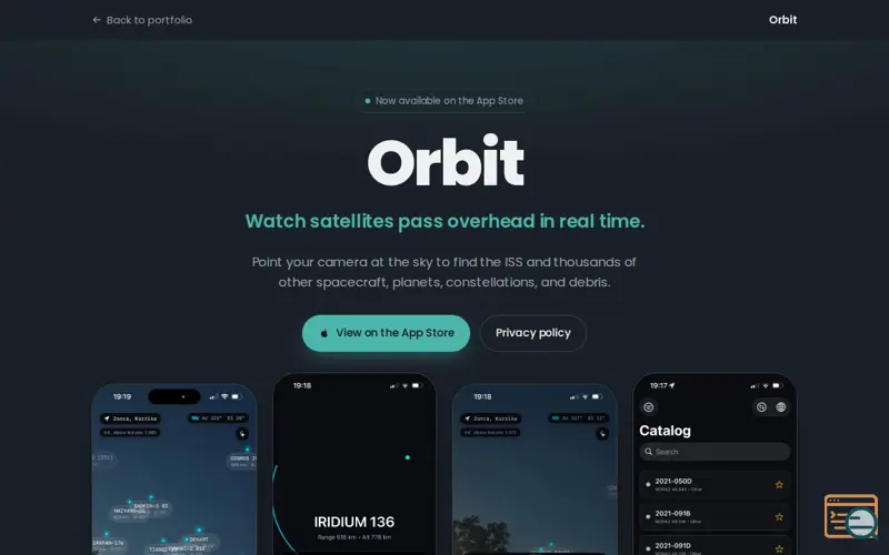 Screenshot of Orbit
