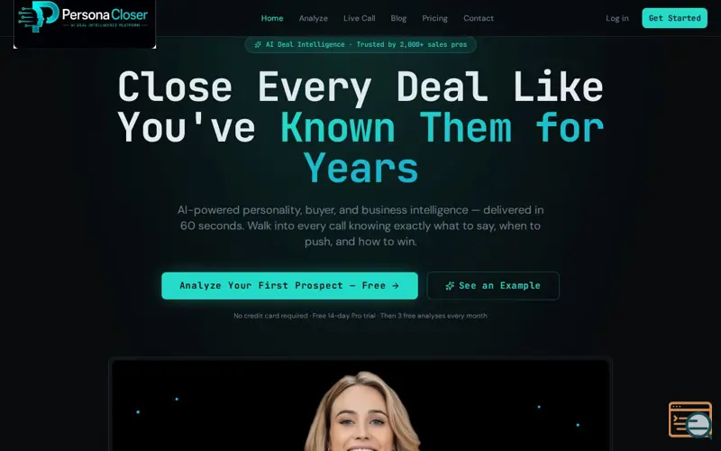 Screenshot of Persona Closer