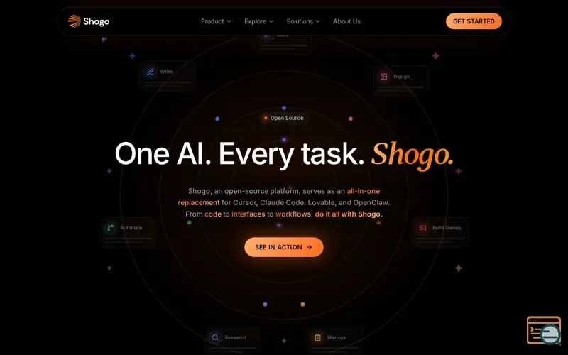 Screenshot of Shogo AI
