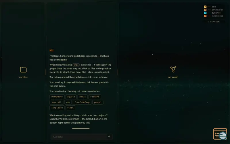 Screenshot of Benzi