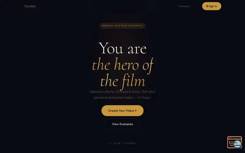Screenshot of Anima — Your story, animated