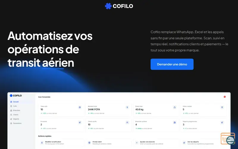 Screenshot of Cofilo