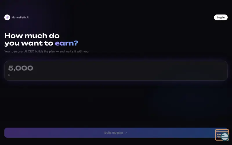 Screenshot of MoneyPath AI