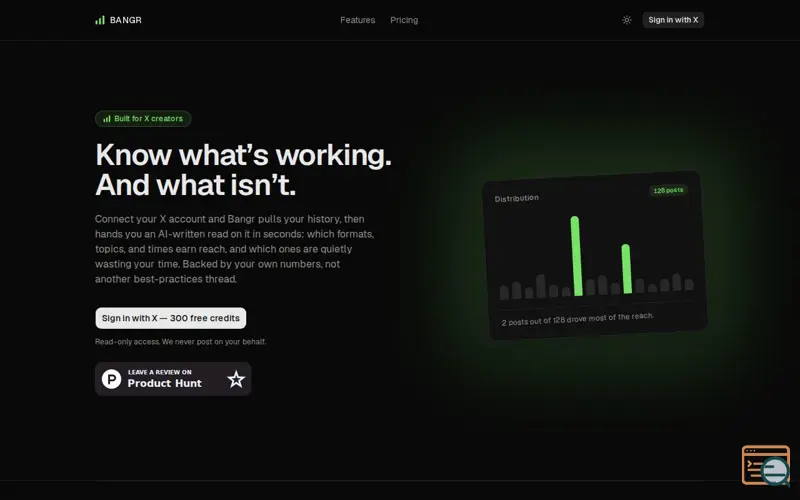Screenshot of Bangr