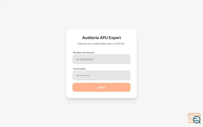Screenshot of Auditor APU Expert