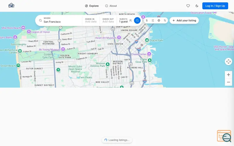 Screenshot of Staythere
