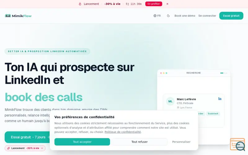 Screenshot of MimikFlow