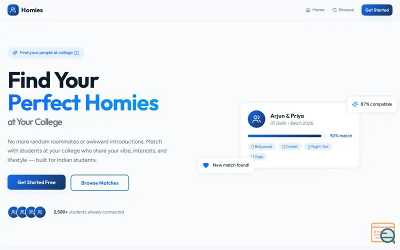 Screenshot of Homies