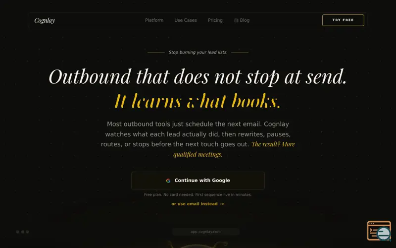 Screenshot of Cognlay