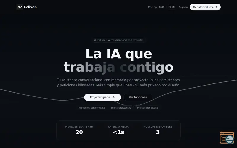 Screenshot of Ecliven