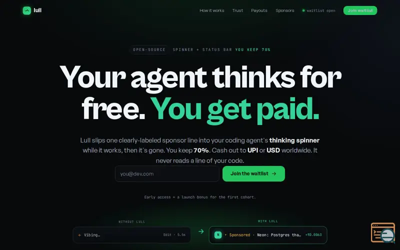 Screenshot of Lull