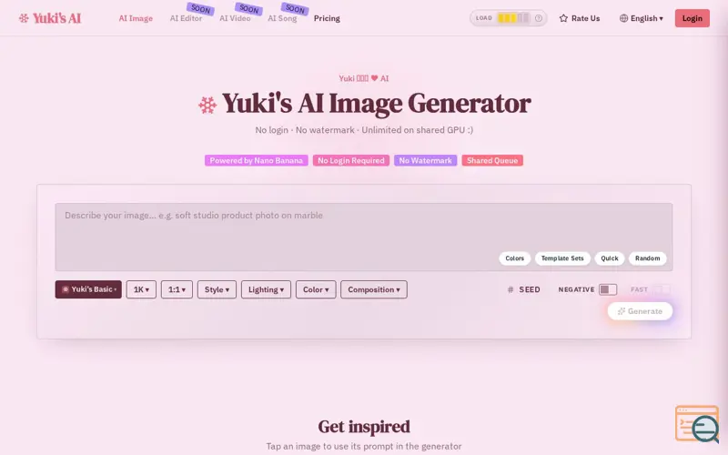 Screenshot of Yuki's AI