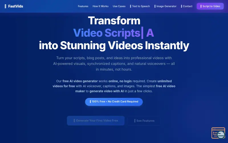 Screenshot of FastVids