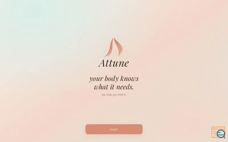 Screenshot of Attune 