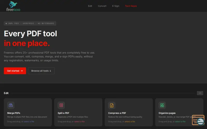 Screenshot of Freenoo
