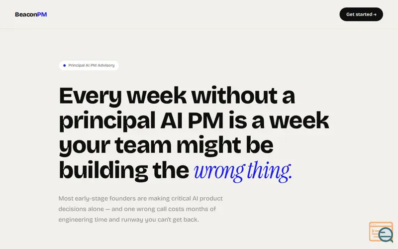 Screenshot of Beacon PM