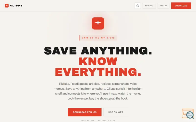 Screenshot of Clipps