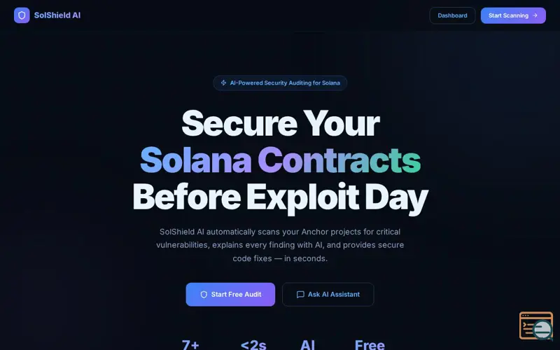 Screenshot of SolShield