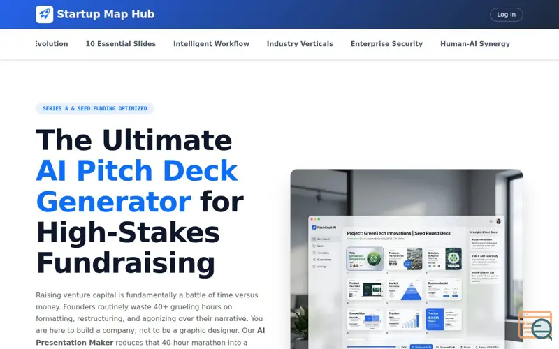 Screenshot of Startupmap Hub
