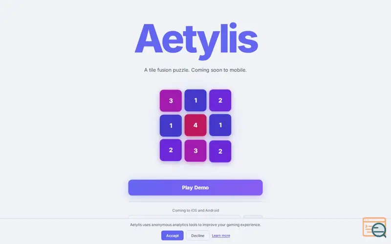 Screenshot of Aetylis
