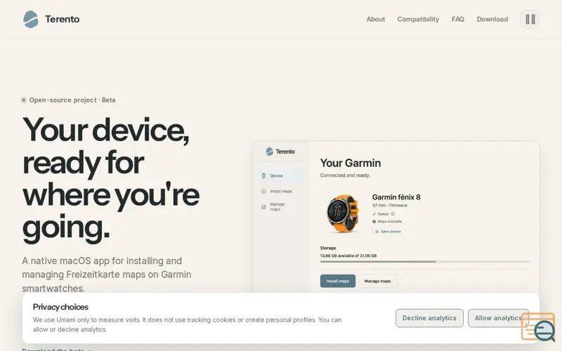 Screenshot of Terento