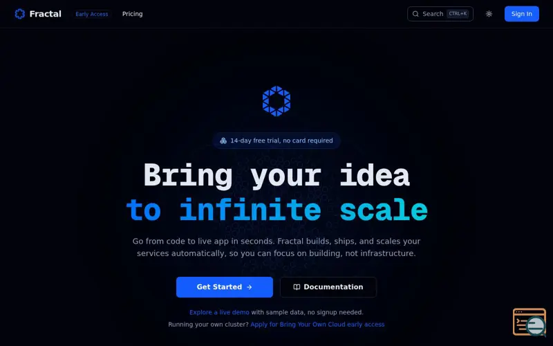 Screenshot of Fractal