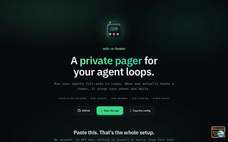 Screenshot of Ask-a-human