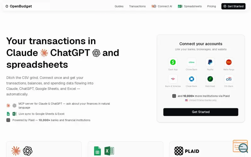 Screenshot of OpenBudget