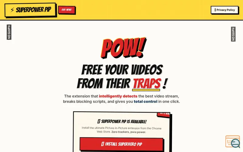 Screenshot of SuperPower PiP
