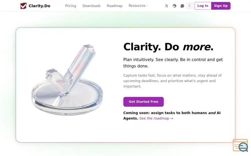 Screenshot of Clarity.Do