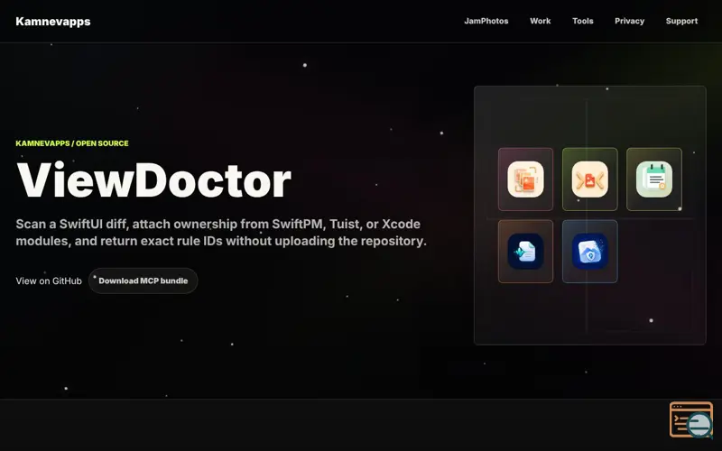 Screenshot of ViewDoctor