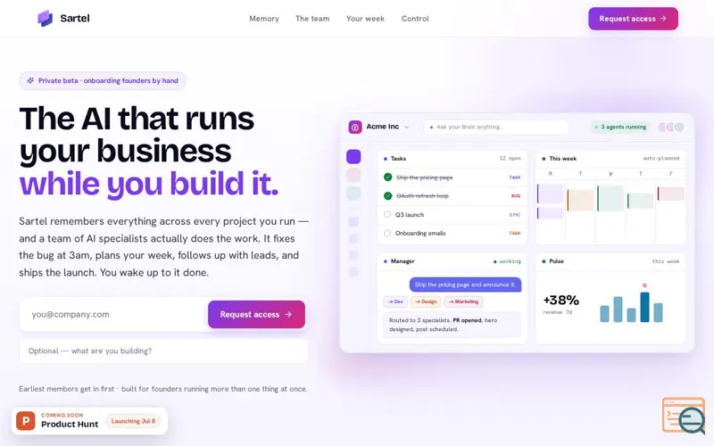 Screenshot of Sartel