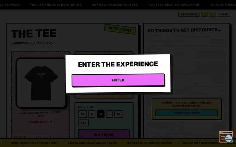 Screenshot of THE TEE
