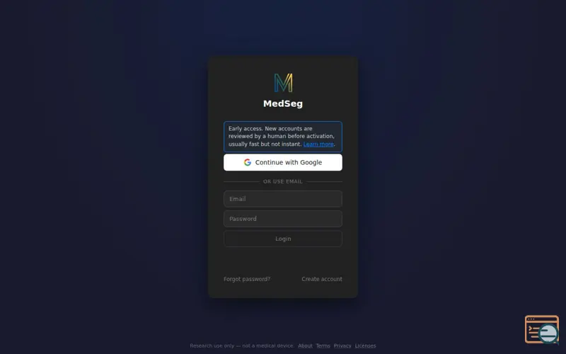 Screenshot of MedSeg