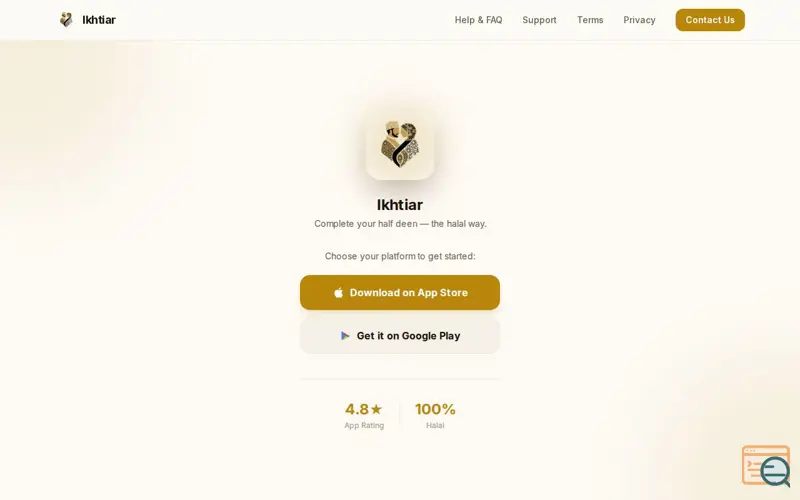 Screenshot of Ikhtiar