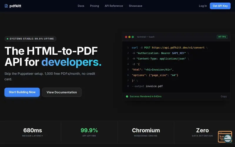 Screenshot of pdfkitt