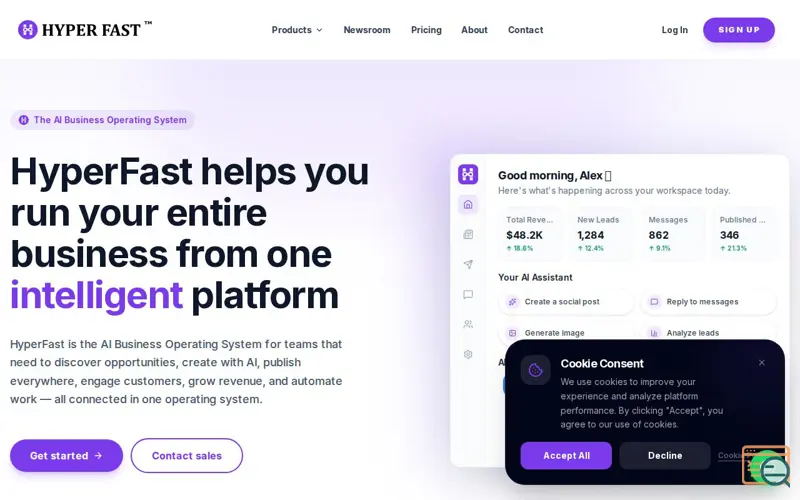 Screenshot of Hyper Fast
