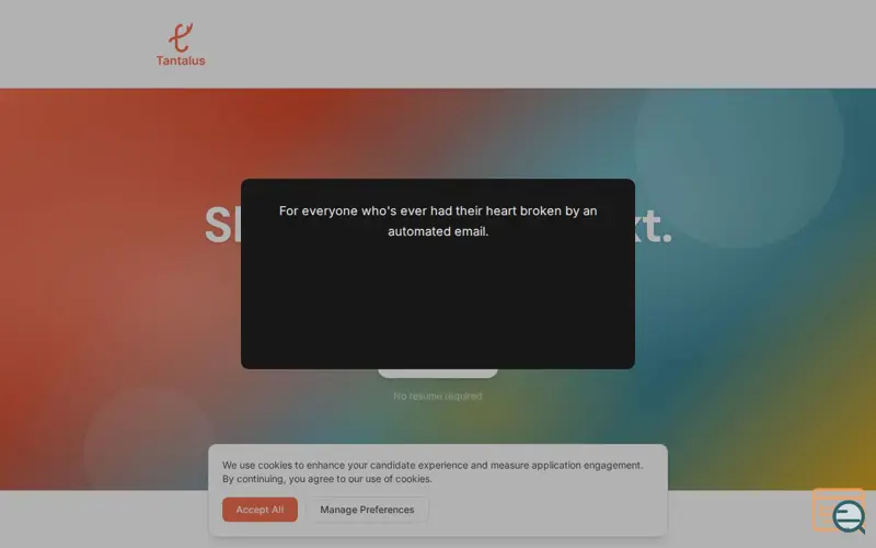 Screenshot of Easyapply.lol