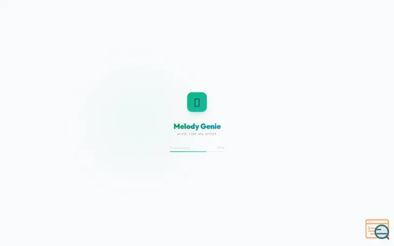 Screenshot of Melody Genie