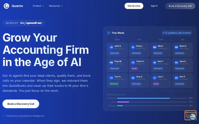 Screenshot of Quanto