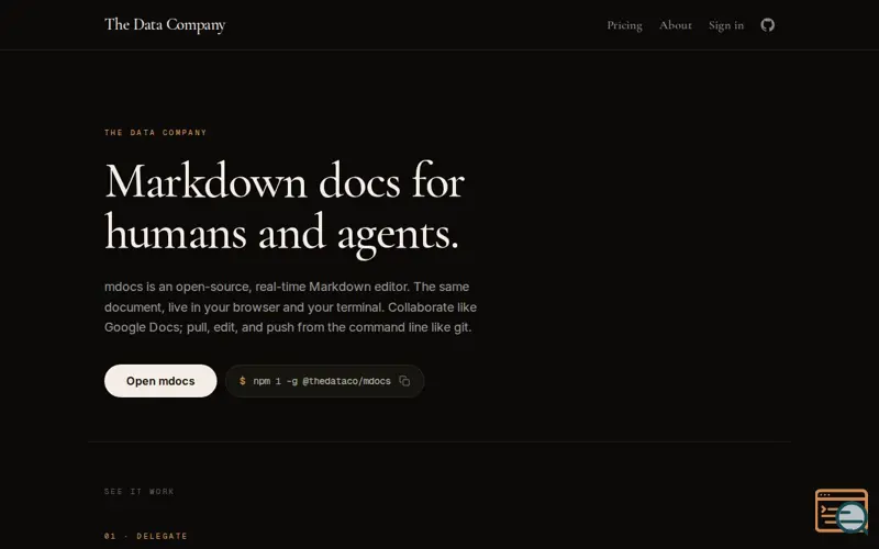Screenshot of Datacompany