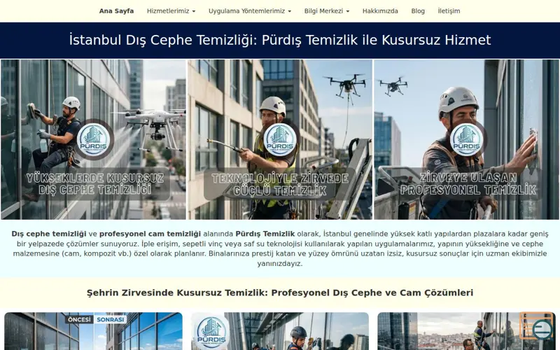 Screenshot of Dış Cephe Temizliği İstanbul