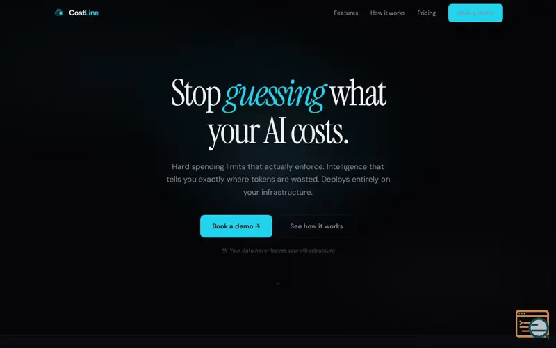 Screenshot of CostLine