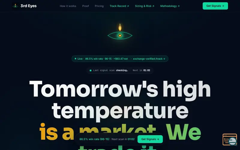 Screenshot of 3rdeyes.io