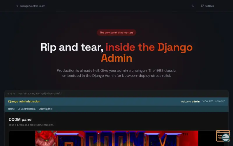 Screenshot of Dj-doom-panel