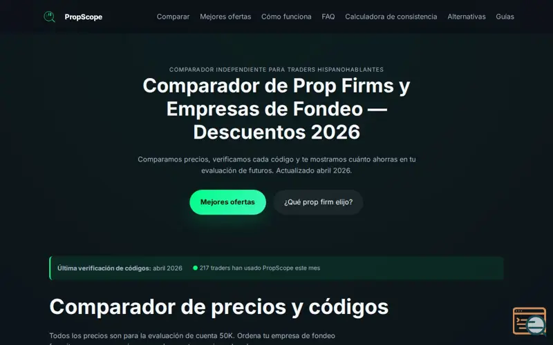 Screenshot of PropScope
