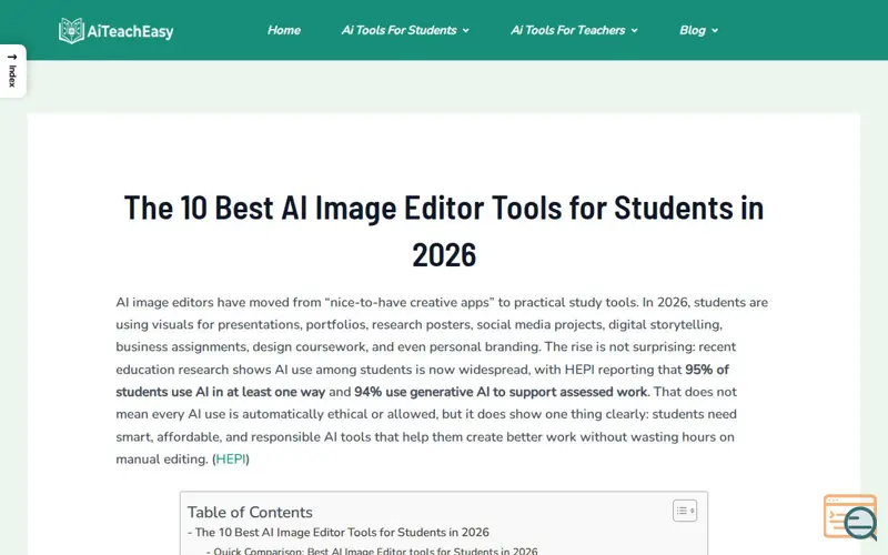 Screenshot of aiteacheasy.com