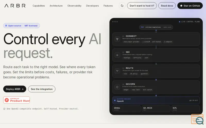 Screenshot of ARBR