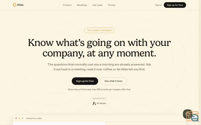 Screenshot of Atlas